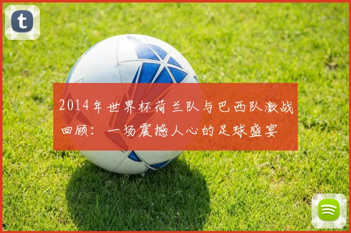 2014年世界杯荷兰队与巴西队激战回顾：一场震撼人心的足球盛宴